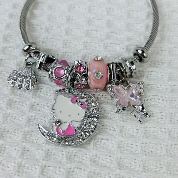 457 Pink Hello Kitty Bracelet cute - Picture 5 of 5